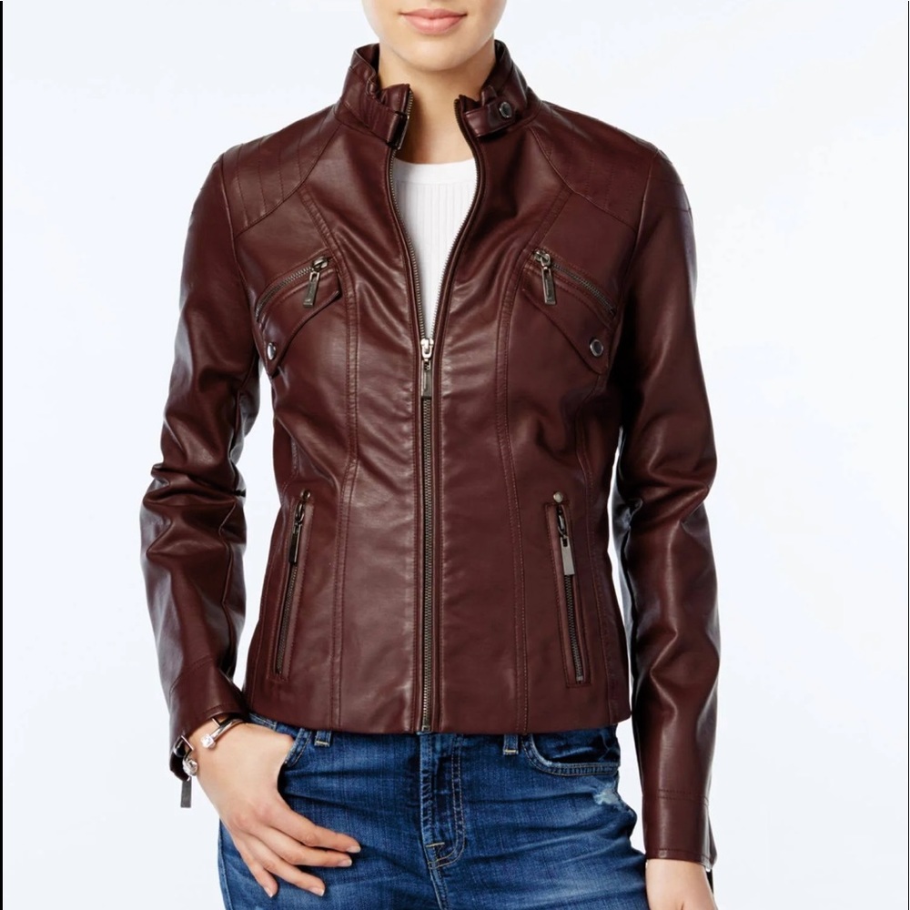 Leather jacket size S